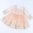Robe fille avec nœud N125 2