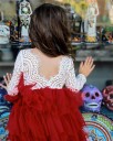 Robe fille avec volants J1902 5