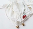 Robe fleurie à épaules dénudées 3