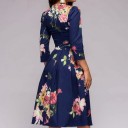 Robe fleurie pour femmes P1137 2