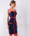 Robe fourreau à boutons 3