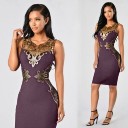 Robe fourreau de luxe avec dentelle 2