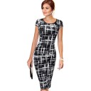 Robe fourreau femme A2768 3