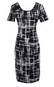 Robe fourreau femme A2768 2