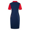 Robe grande taille avec col 2