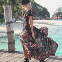 Robe longue à fleurs pour femmes 2