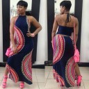 Robe longue à motifs pour femmes 2