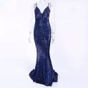 Robe longue à paillettes pour femmes 9