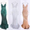 Robe longue à paillettes pour femmes 6