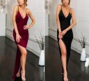 Robe longue avec fente 2
