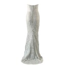 Robe longue en dentelle 4