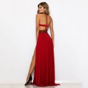 Robe longue femme avec fente 3