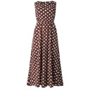 Robe maxi à pois 1