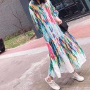 Robe maxi d'été arc-en-ciel 2