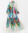 Robe maxi d'été arc-en-ciel 3