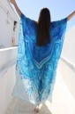 Robe maxi d'été bleue 4