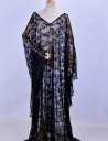 Robe maxi en dentelle transparente 1