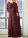 Robe maxi femme avec capuche 3