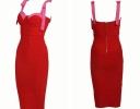 Robe midi bandage pour femmes 5