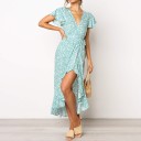 Robe midi d'été avec fente 3