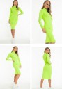 Robe midi femme à col montant 3