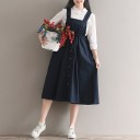 Robe midi femme avec jupe évasée 4
