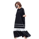 Robe midi noire pour femmes 3