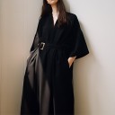 Robe midi noire 1