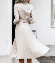 Robe midi plissée A1 3