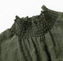Robe mini à col roulé avec volants 6