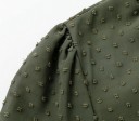 Robe mini à col roulé avec volants 7