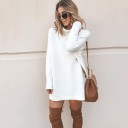 Robe mini à col roulé 1