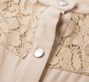 Robe mini chemise avec dentelle 5