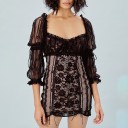 Robe mini en dentelle 3