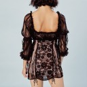Robe mini en dentelle 4