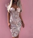 Robe mini en sequins de luxe 1