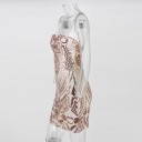 Robe mini en sequins de luxe 2