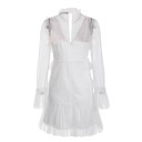 Robe mini en tulle blanche 2