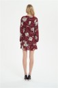 Robe mini femme à décolleté plongeant A2794 2