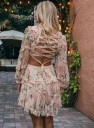 Robe mini femme à manches 4