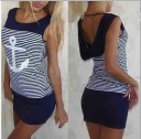 Robe mini femme avec ancre 1