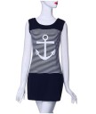 Robe mini femme avec ancre 3