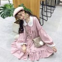 Robe mini fluide à volants 4
