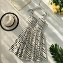 Robe mini froncée 1