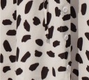 Robe mini noire et blanche pour femmes 4