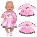 Robe rose pour poupée 1