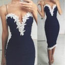 Robe Roxanna bleu foncé 1