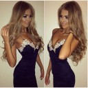 Robe Roxanna bleu foncé 2