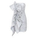 Robe scintillante sans bretelles 5