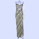 Robe transparente avec fente 5